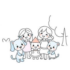 Bluey - Libro para Colorear para Niños