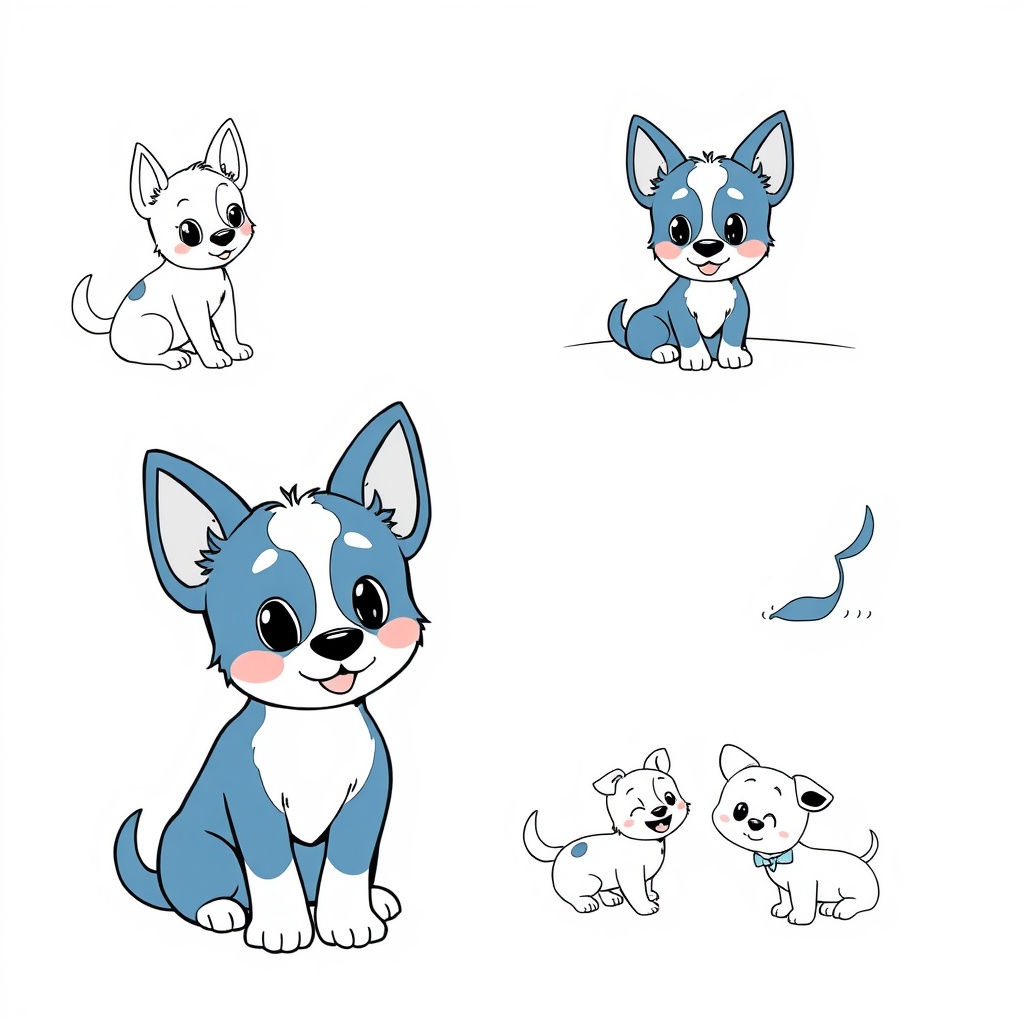 Libro de Colorear de Bluey