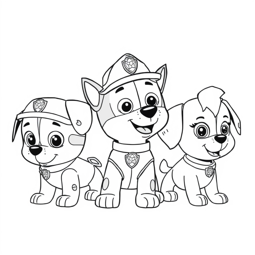 Libro para Colorear de PAW Patrol
