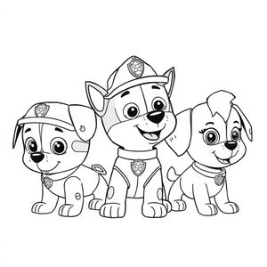 Libro para Colorear de PAW Patrol