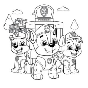 Libro para Colorear de Patrulla Canina