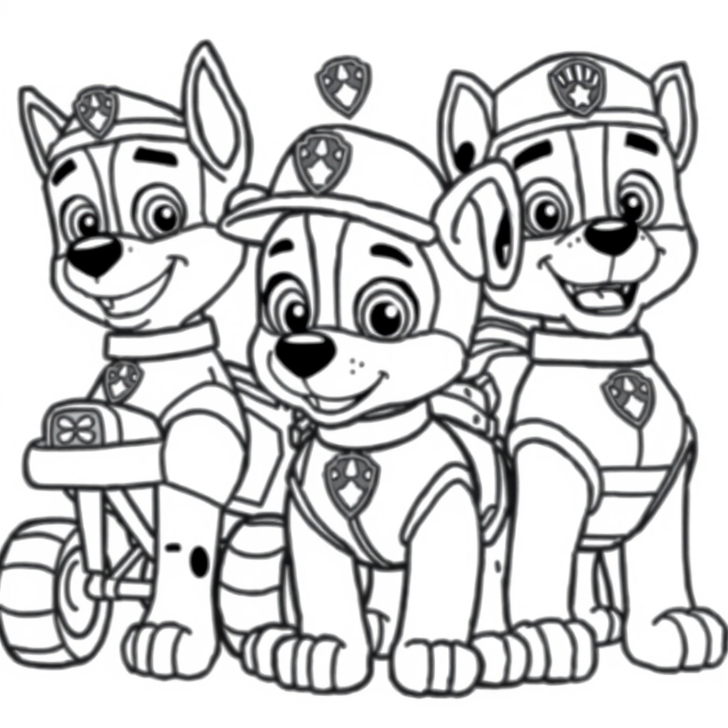 Psi Patrol Kolorowanka