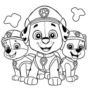 Libro de Colorear de La Patrulla Canina