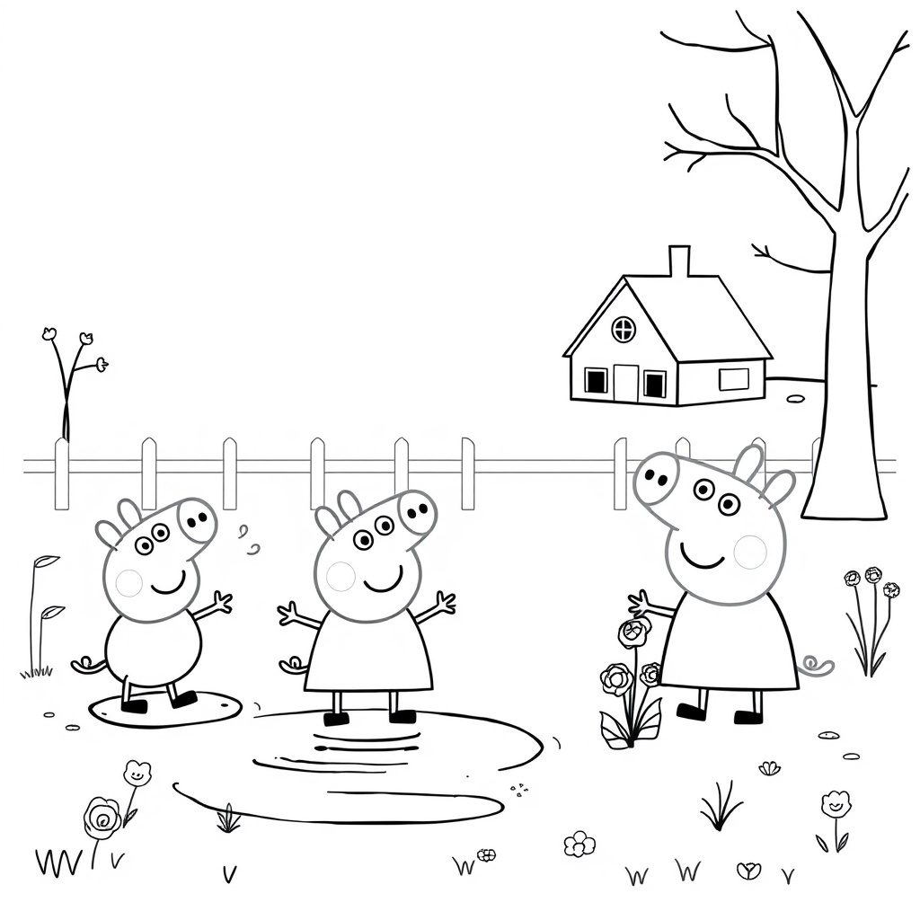 Libro para Colorear de Peppa Pig