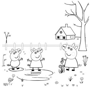 Libro para Colorear de Peppa Pig