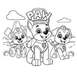 Libro para Colorear de PAW Patrol