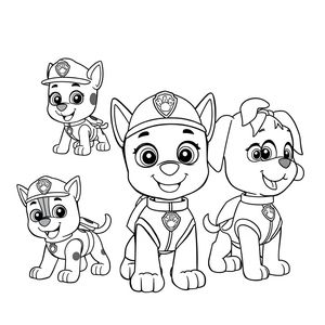 Libro para Colorear: Patrulla Canina en Acción