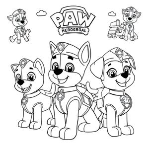 Libro para Colorear de Patrulla de Cachorros