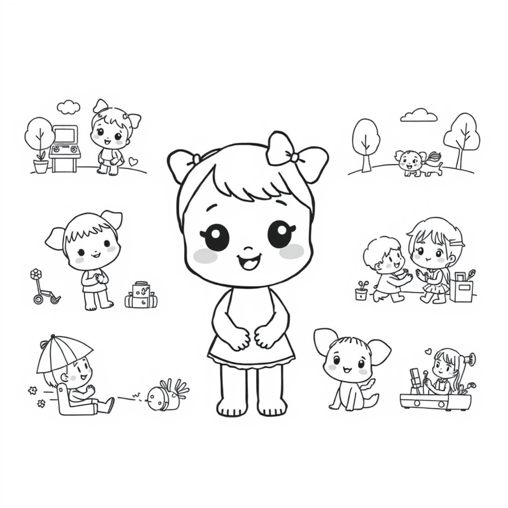 Libro para Colorear de Bluey