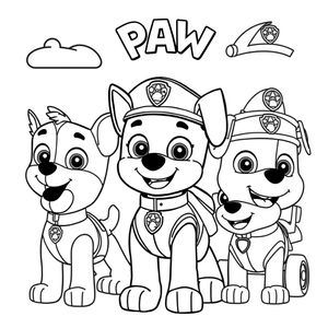 Libro para Colorear: La Patrulla Canina