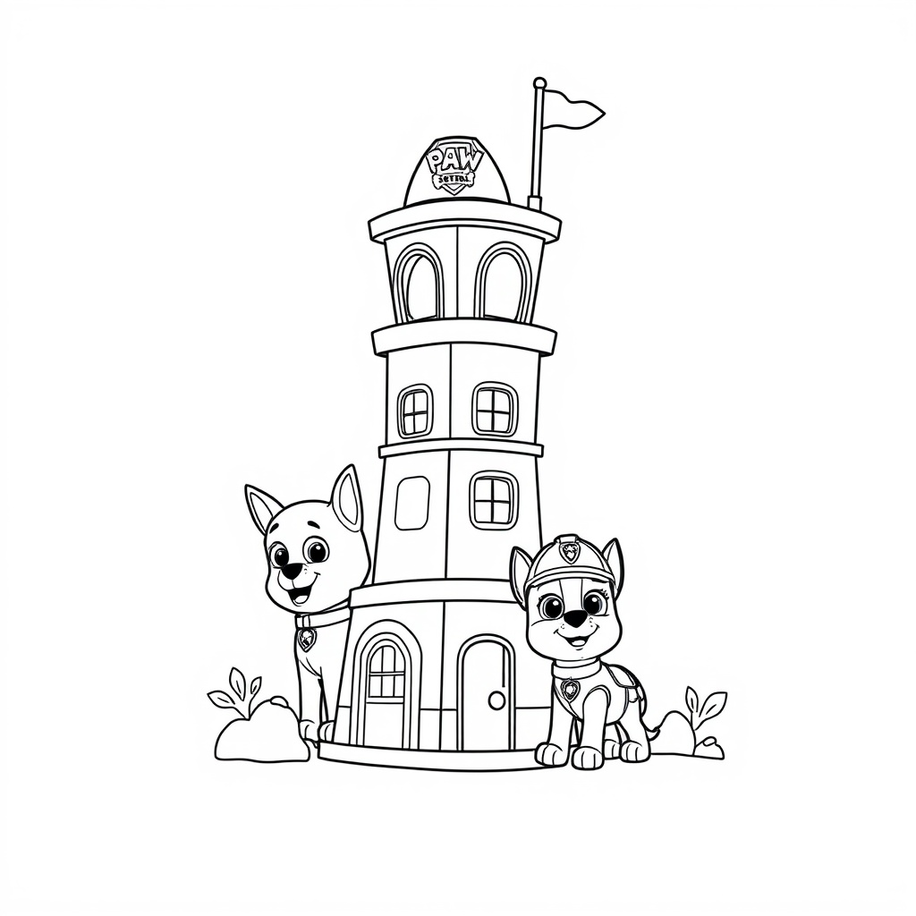 Libro para Colorear: Patrulla Canina