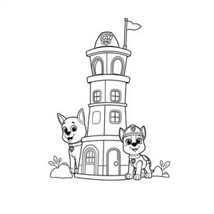Libro para Colorear: Patrulla Canina
