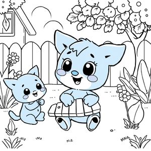 Libro para Colorear de Bluey