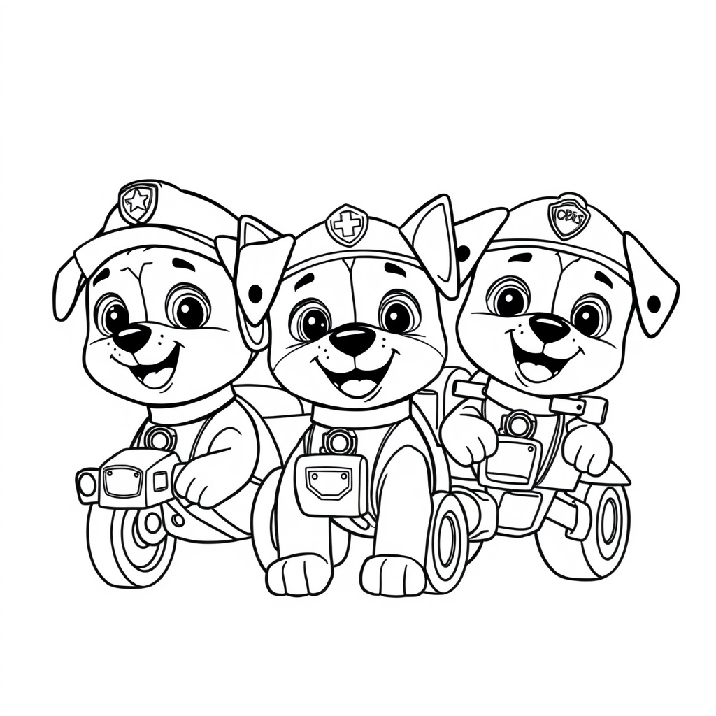 Libro de Colorear de La Patrulla Canina