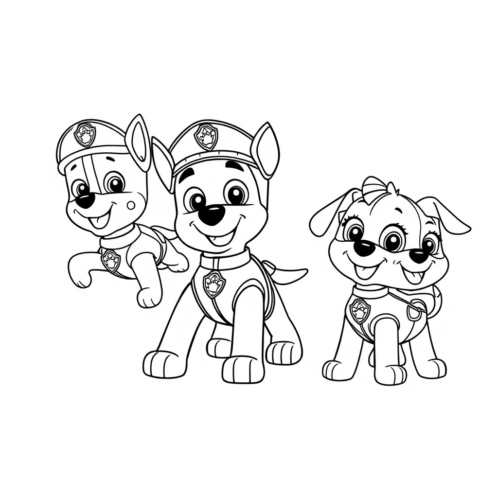 PAW Patrol - Kolorowanka Ekipa Psiej Patrolu