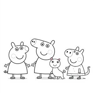 Libro para Colorear Peppa Pig