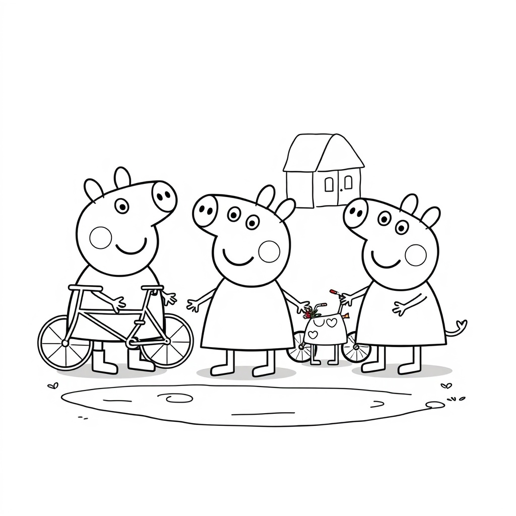 Libro de colorear Peppa Pig