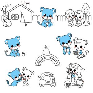 Libro para colorear de Bluey