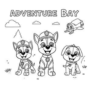 Libro para Colorear de La Patrulla Canina