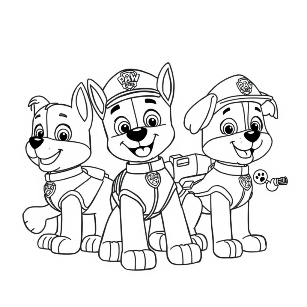 Libro de Colorear Patrulla Canina