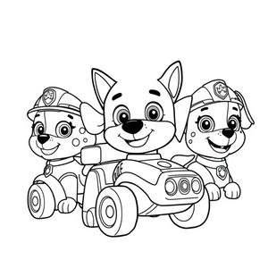 Kolorowanka - Psi Patrol