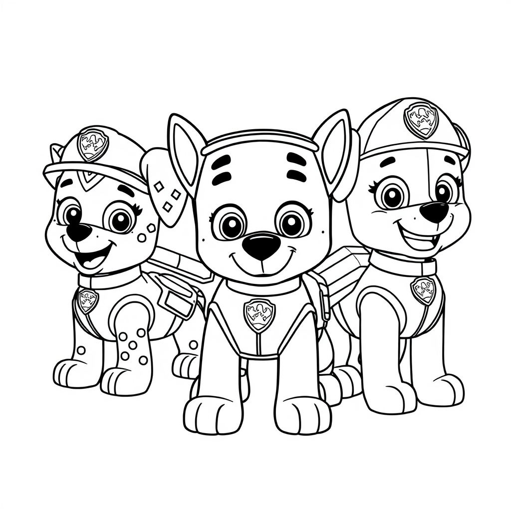 Libro de Colorear de La Patrulla Canina