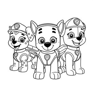 Psi Patrol Kolorowanka