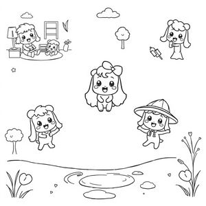 Bluey: Aventuras para Colorear