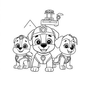 Paw Patrol - Libro para Colorear de Misiones de Rescate