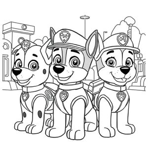Libro para Colorear: Patrulla de Cachorros
