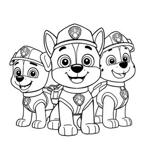 Libro para Colorear de La Patrulla Canina
