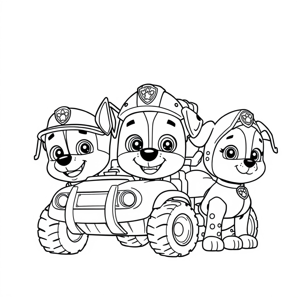 Psi Patrol Kolorowanka