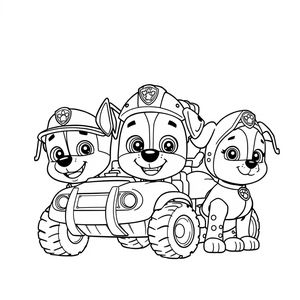 Libro para Colorear de PAW Patrol