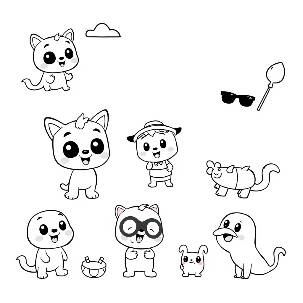 Libro de Colorear Bluey