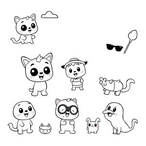 Libro de Colorear Bluey