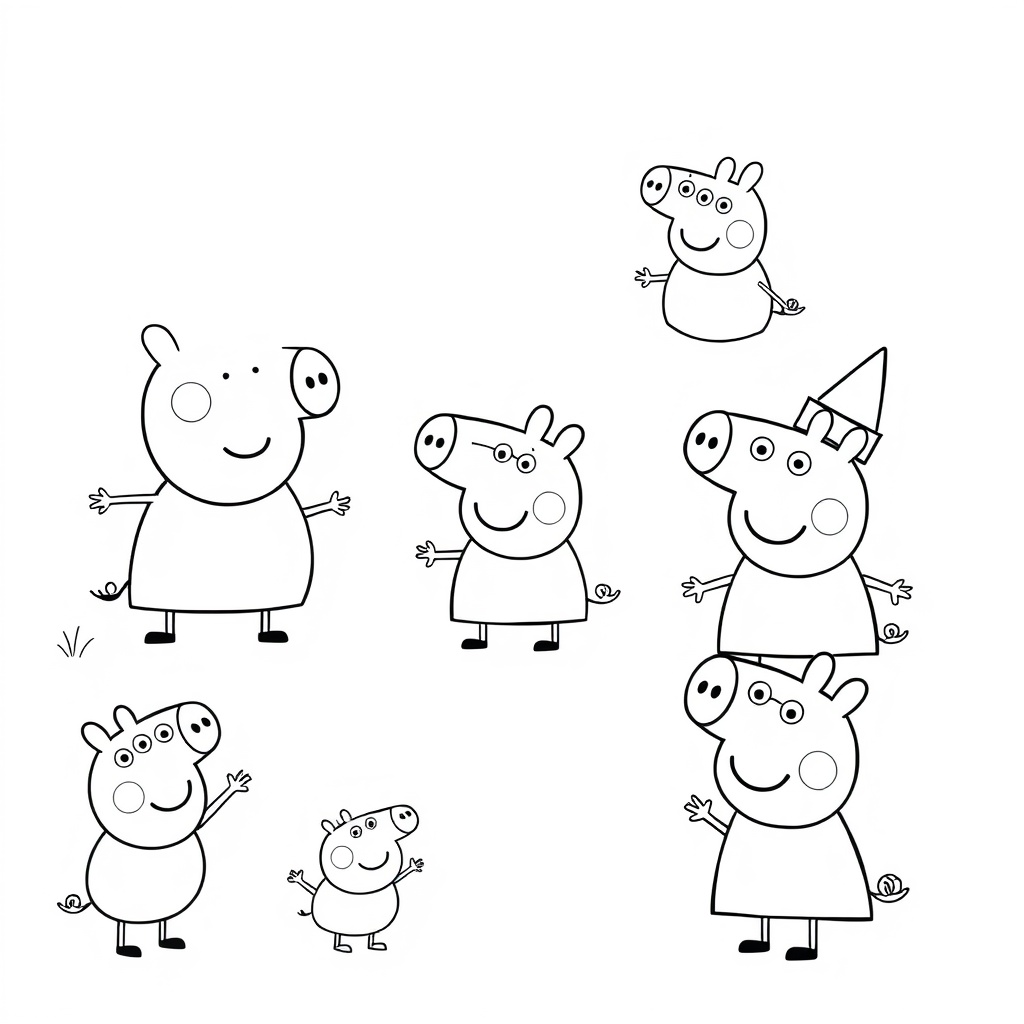 Kolorowanka Peppa Pig