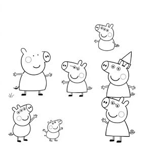 Libro de Colorear Peppa Pig