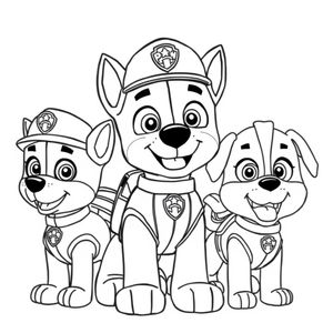Libro para colorear: Patrulla Canina