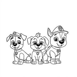 Libro para Colorear Héroes de la Patrulla Canina