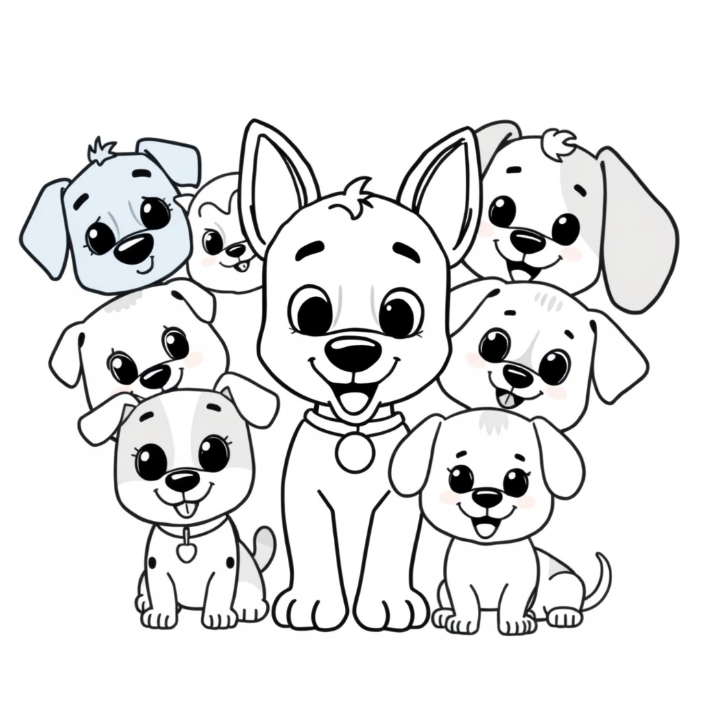 Libro para Colorear de Bluey