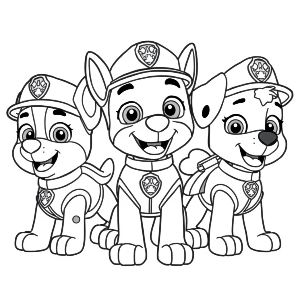 Libro para Colorear de PAW Patrol