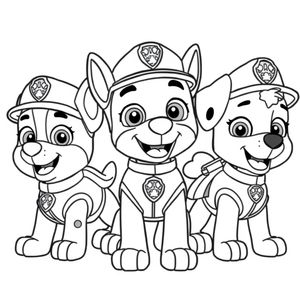 Libro para Colorear de PAW Patrol