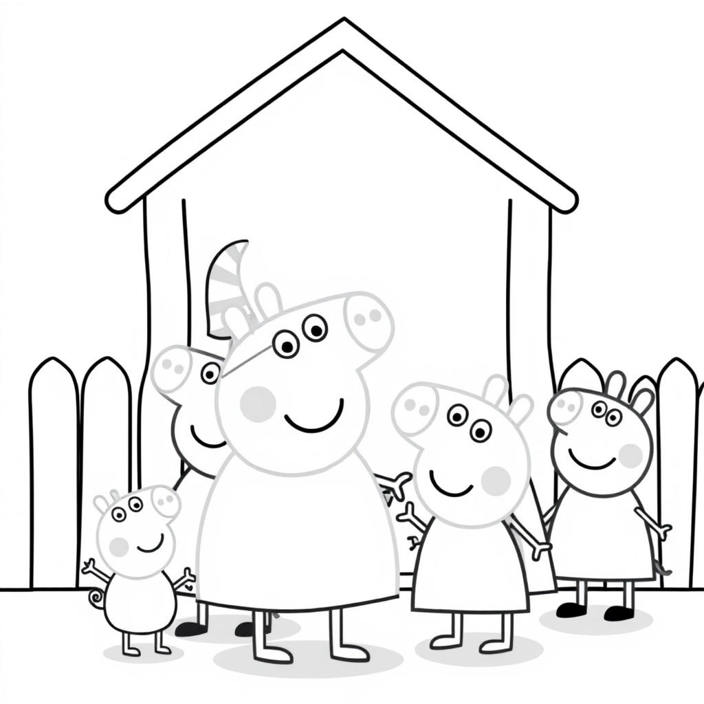 Libro para Colorear de Peppa Pig