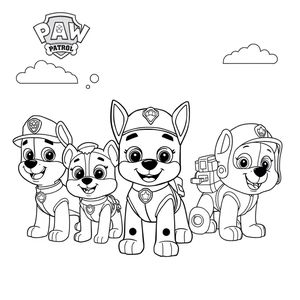 Libro para Colorear de La Patrulla Canina