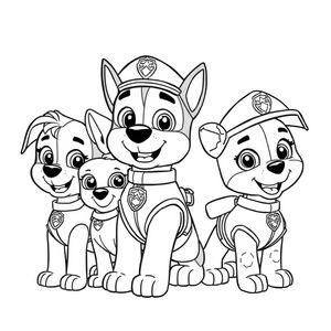 La Patrulla Canina - Libro para Colorear Héroes de Bahía Aventura