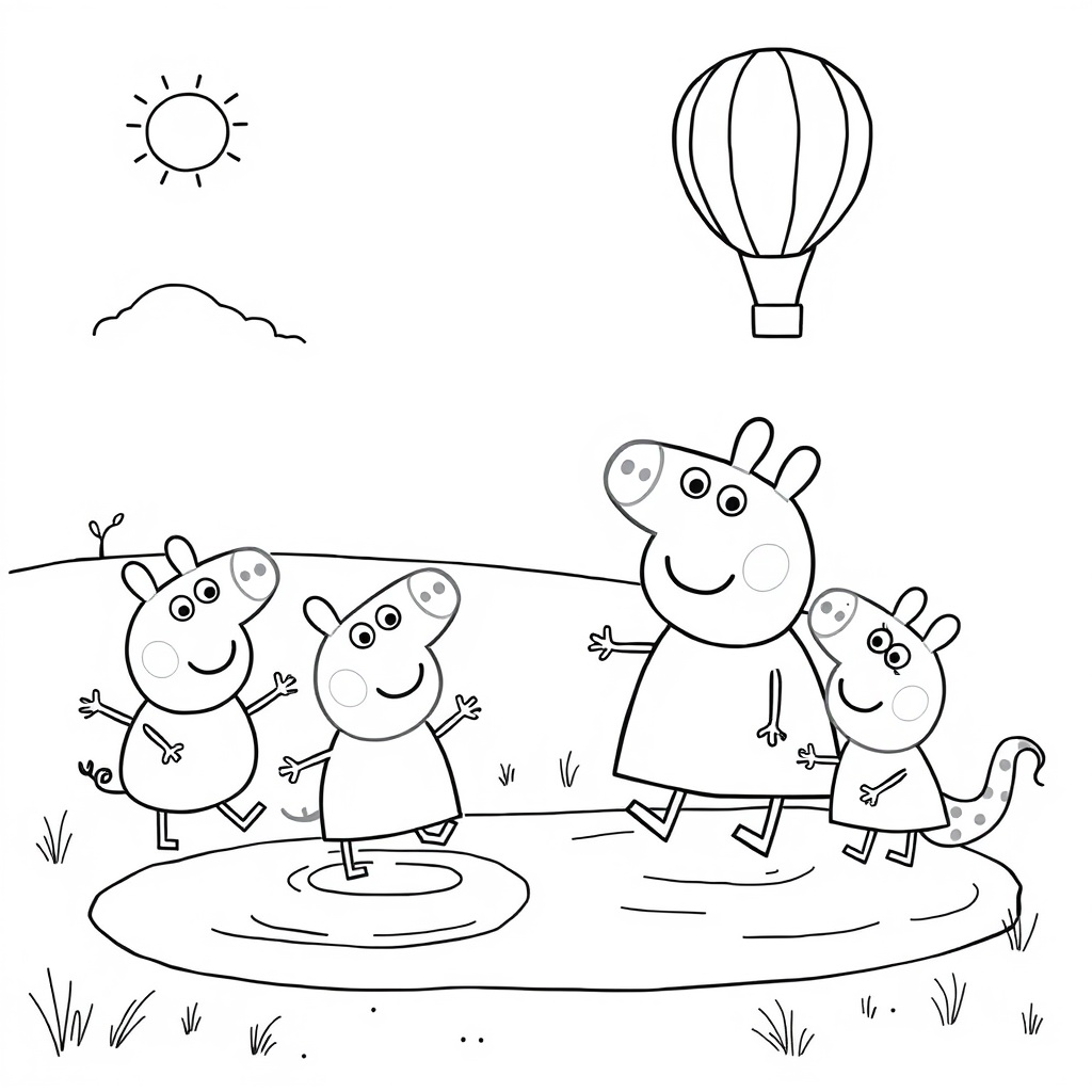 Libro para Colorear de Peppa Pig