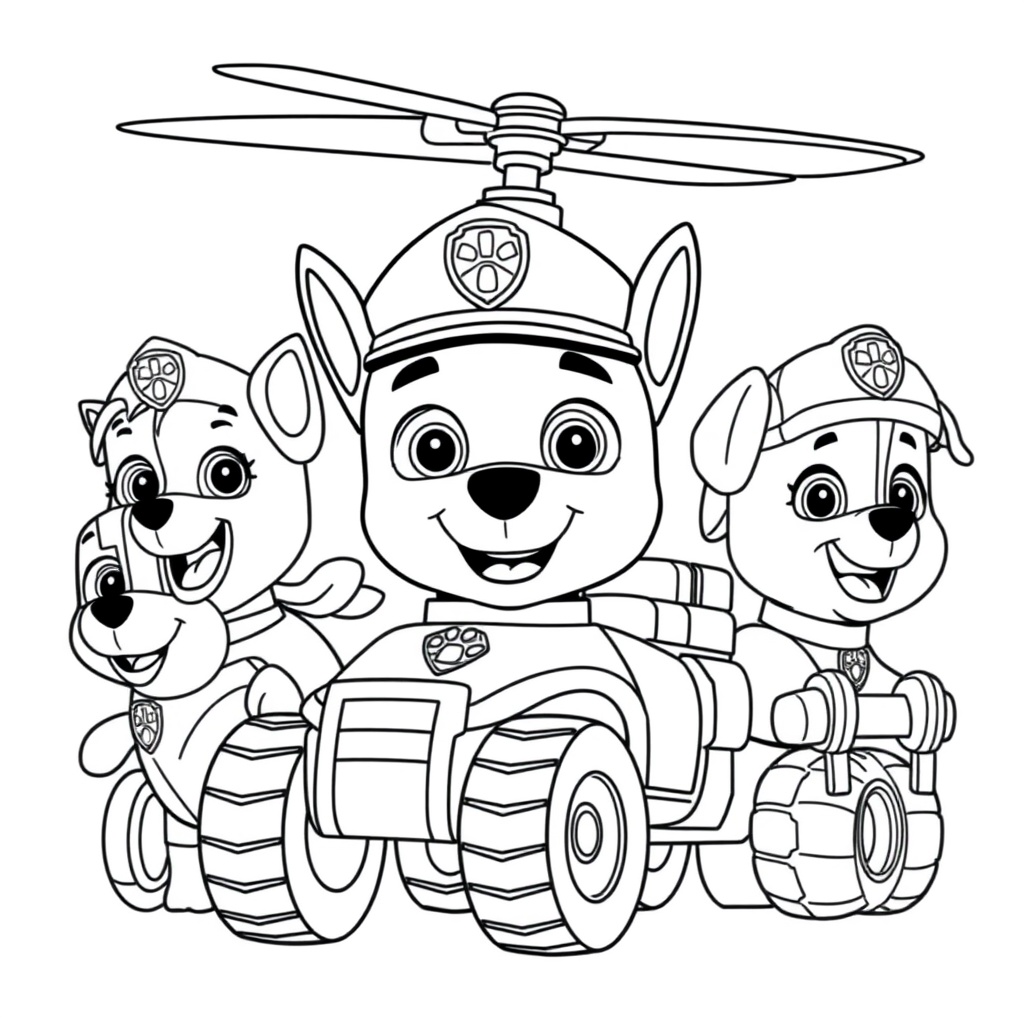 Libro de Colorear de Aventura de PAW Patrol