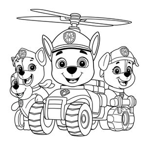 Libro de Colorear de Aventura de PAW Patrol