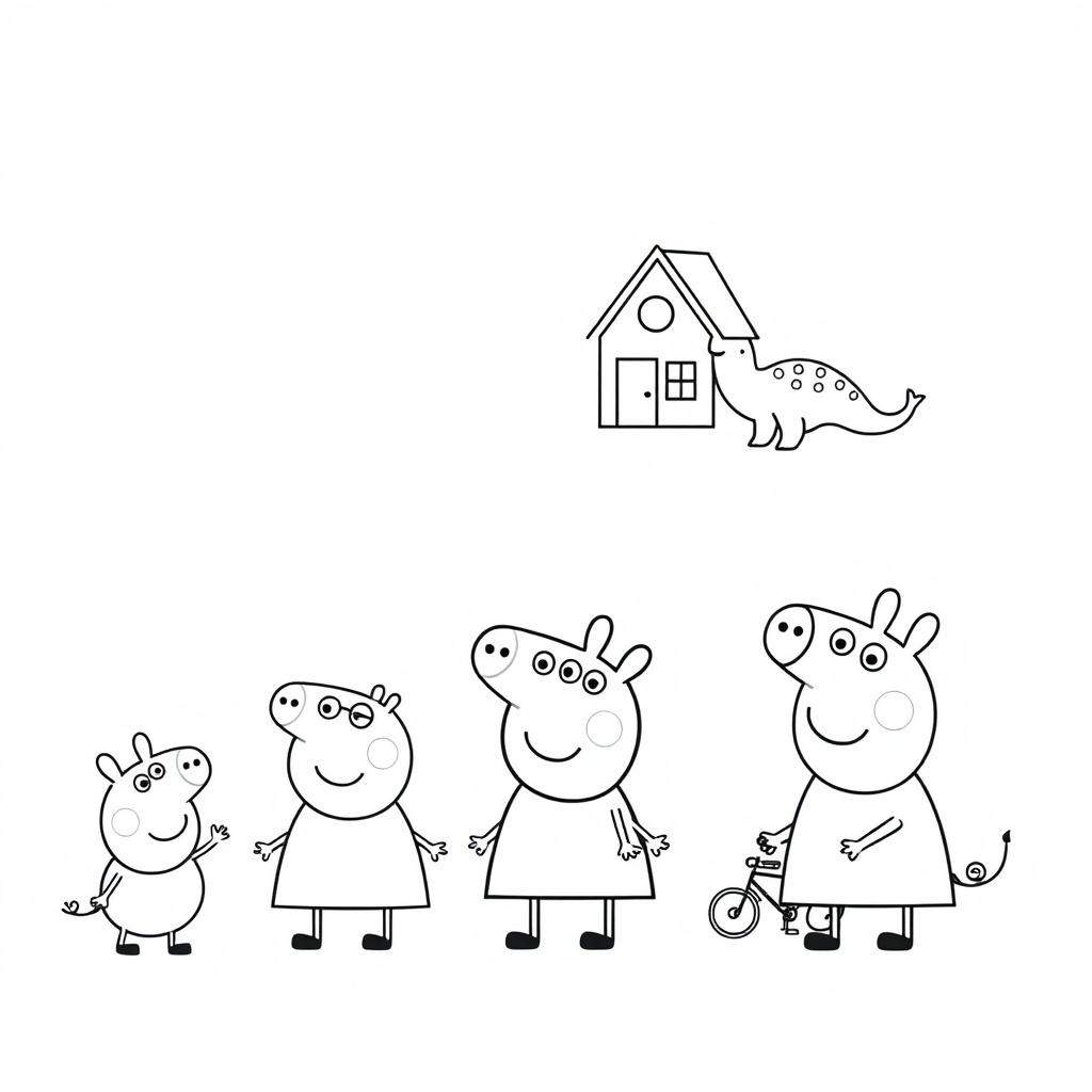 Libro de Colorear Peppa Pig