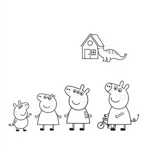 Kolorowanka Peppa Pig